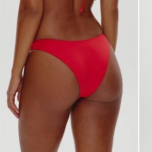 Frankies Bikinis Dove Bottoms True Red